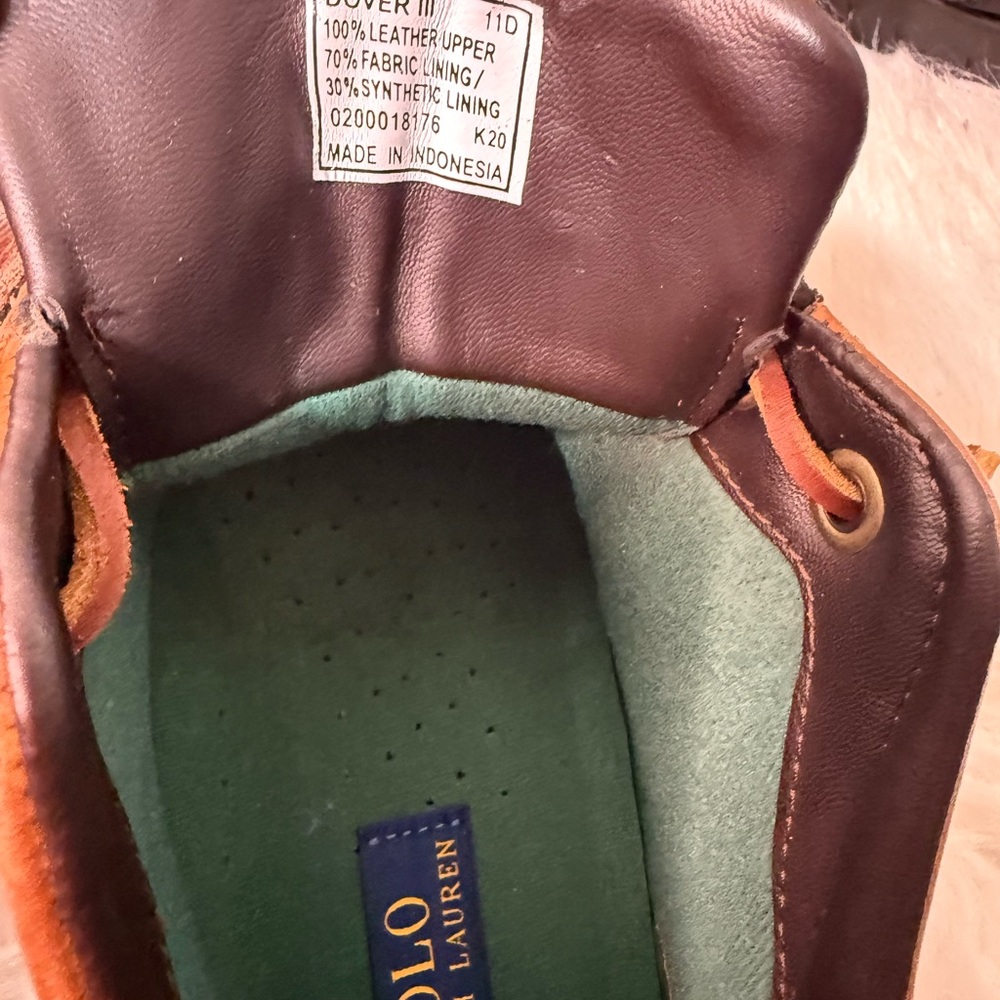 Ralph Lauren Tan and Brown Leather Shoes - Picture 7 of 8